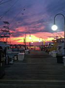 John's Daughter's Talbot St Pier Sunset Photograph by Robert Banach