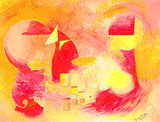 Joyful Abstract Painting by Andrew Gillette