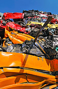 Junk car heap Photograph by Matthias Hauser