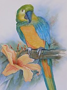 Just Peachy Painting by Midge Pippel