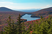 Kettle pond from Owls Head Mountain Photograph by Jeff Folger