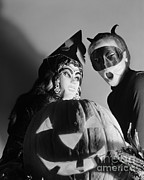 Kids In Halloween Costumes Photograph by D. Corson/ClassicStock