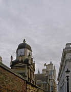 King  college sundial clock tower. Photograph by Elena Perelman