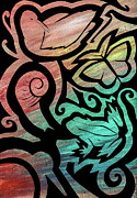 Kiwi Nature Mixed Media by Roseanne Jones