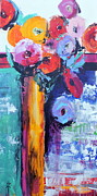 Knife Painted Bouquet Painting by Jodie Marie Anne Richardson Traugott aka jm-ART Knife Painted Bouquet Painting by Jodie Marie Anne Richardson Traugott aka jm-ART