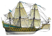 La Couronne Drawing by The Collectioner