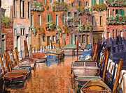 Il Canale Quando Curva Painting by Guido Borelli Il Canale Quando Curva Painting by Guido Borelli