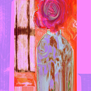 La Vie en Rose  1 Mixed Media by Zsanan Studio