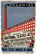 Labor Poster, 1935 Drawing by Granger
