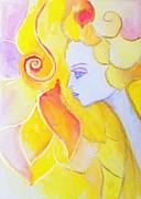 Lady Autumn Painting by Garden Of Delights