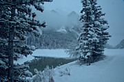 Lake Louise Foggy Winter Morning Photograph by Adam Jewell Lake Louise Foggy Winter Morning Photograph by Adam Jewell