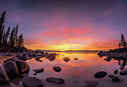 Lake Tahoe Sunset Peace Photograph by Martin Gollery