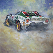 1976 Lancia Stratos Rallye Sanremo Painting by Yuriy Shevchuk