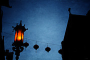Lanterns- art by Linda Woods Photograph by Linda Woods