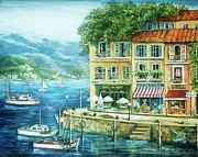 Le Port Painting by Marilyn Dunlap