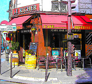 Le Richer cafe bar in Paris Photograph by Jan Matson