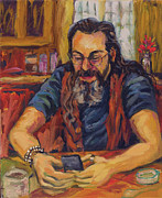 Lee at his mobile Painting by Peregrine Roskilly Lee at his mobile Painting by Peregrine Roskilly