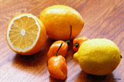 Lemons and Peppers Painting by Jeffrey Kolker Lemons and Peppers Painting by Jeffrey Kolker