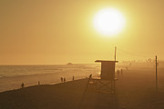 Lifeguard Tower M Sunset Photo in Newport Beach CA Photograph by Paul Velgos Lifeguard Tower M Sunset Photo in Newport Beach CA Photograph by Paul Velgos