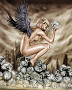 Lifting the Veil Painting by Pete Tapang