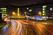 Light Trails - Ann Arbor Pringle Photograph by Winnie Chrzanowski
