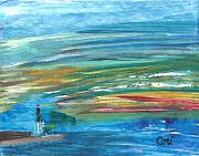 Lighthouse Painting by Corinne Carroll