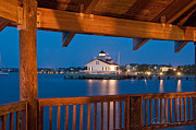 Lighthouse From The Gazebo 5436 Photograph by Dan Beauvais