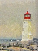 Lighthouse Painting by Jeffrey Kolker Lighthouse Painting by Jeffrey Kolker