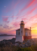 Lighthouse Moon Photograph by Darren White