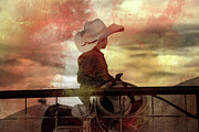 Little Cowboy Ready To Rope Photograph by Toni Hopper