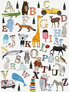 Little Nature Alphabet Painting by Bri Buckley