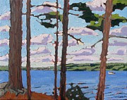 Little Rideau Lake Painting by Phil Chadwick