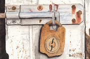 Lock and Latch Painting by Ken Powers