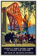 London and North Eastern Railway - Retro travel Poster - Vintage Poster Mixed Media by Studio Grafiikka