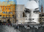 Looking at the street life of Florence Photograph by Gabi Hampe