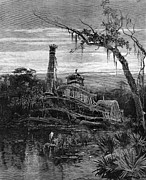 Louisiana - Steamboat Wreck Photograph by Granger