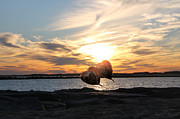 Love As The Sun Goes Down Photograph by Robert Banach