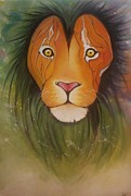 LovelyLion Painting by Anne Sue