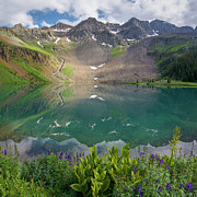 Lower Blue Lake 2 Photograph by Aaron Spong