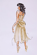 Lykanion dances for Daphnis favour Drawing by Peregrine Roskilly