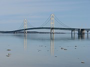 Mackinac Bridge Mirror Photograph by Keith Stokes Mackinac Bridge Mirror Photograph by Keith Stokes