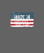 Made in Coventry, Rhode Island Digital Art by Tinto Designs