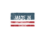 Made in Cuttingsville, Vermont Digital Art by Tinto Designs