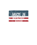 Made in New Baltimore, Michigan Digital Art by Tinto Designs