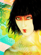 Maiko Digital Art by Shanina Conway