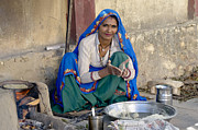 Making Bread  at the Roadside. Photograph by Elena Perelman