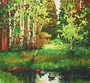 Mallard Grove Painting by Steve Henderson Mallard Grove Painting by Steve Henderson