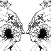 Man in the Mirror  Drawing by Daniel Rustad