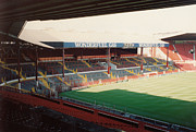 Manchester United - Old Trafford - Stretford End 2 - 1991 Photograph by Legendary Football Grounds