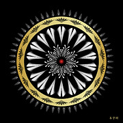 Mandala No. 97 Digital Art by Alan Bennington